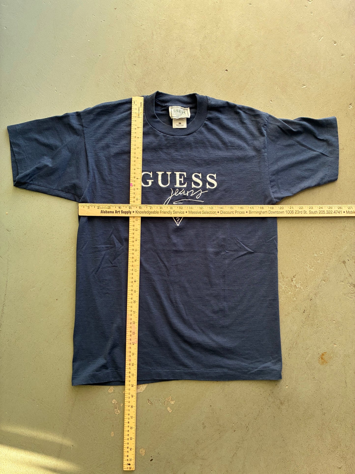 90's Guess Jean Embroidered Tee - Large