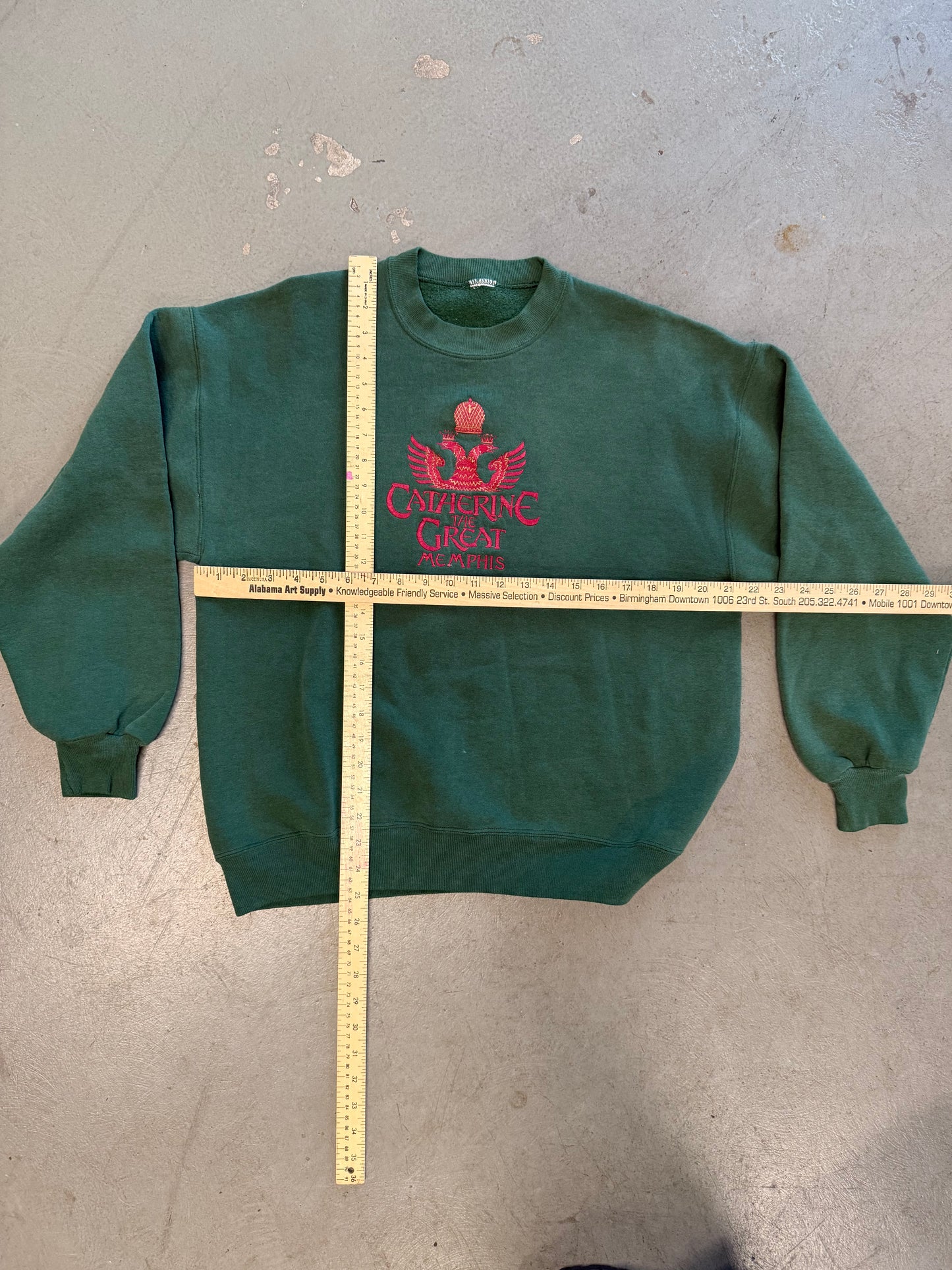 Vintage Catherine The Great of Memphis Crewneck Sweatshirt - Measured