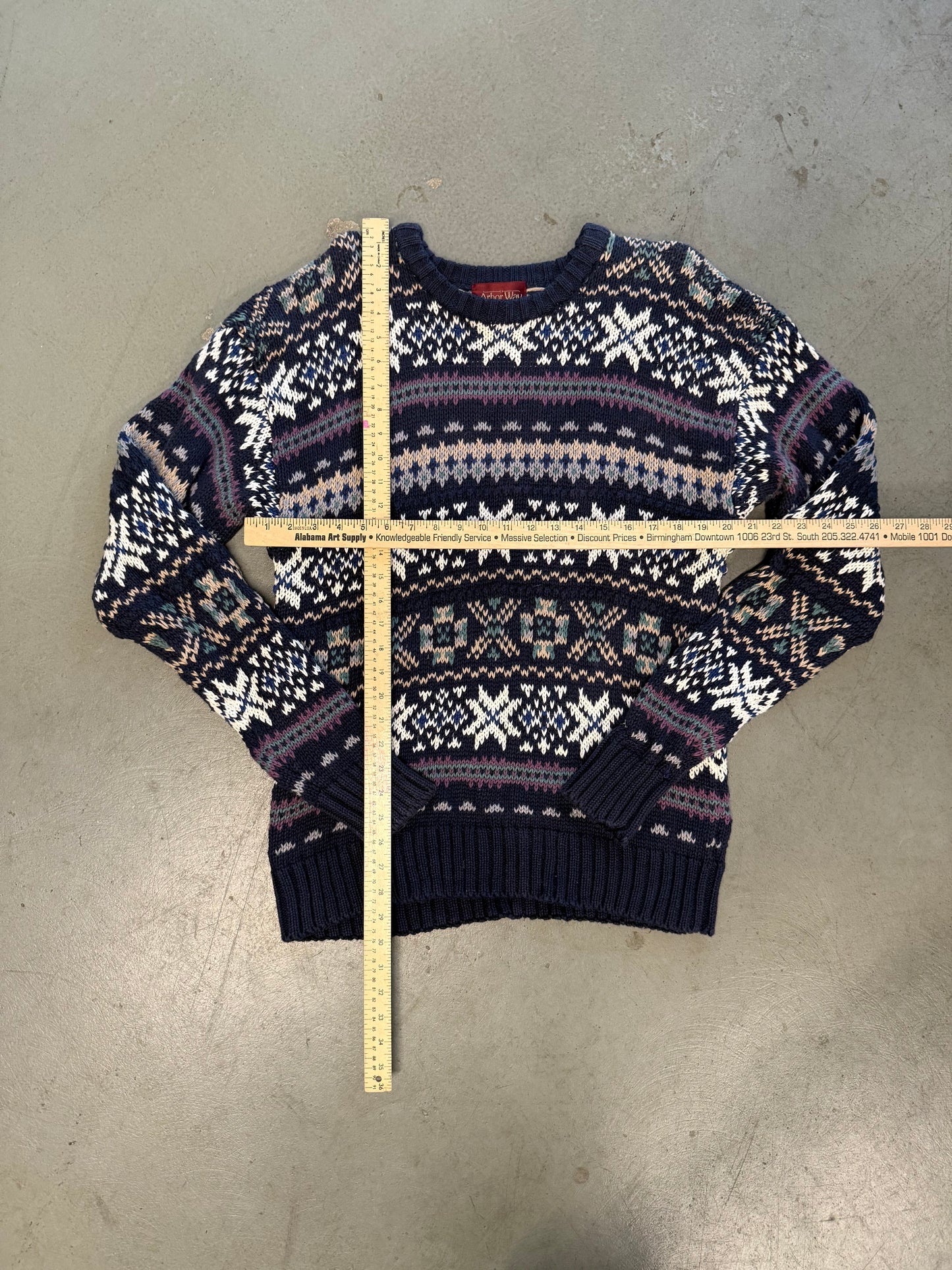 Vintage Arbor West Knit Sweater - Large