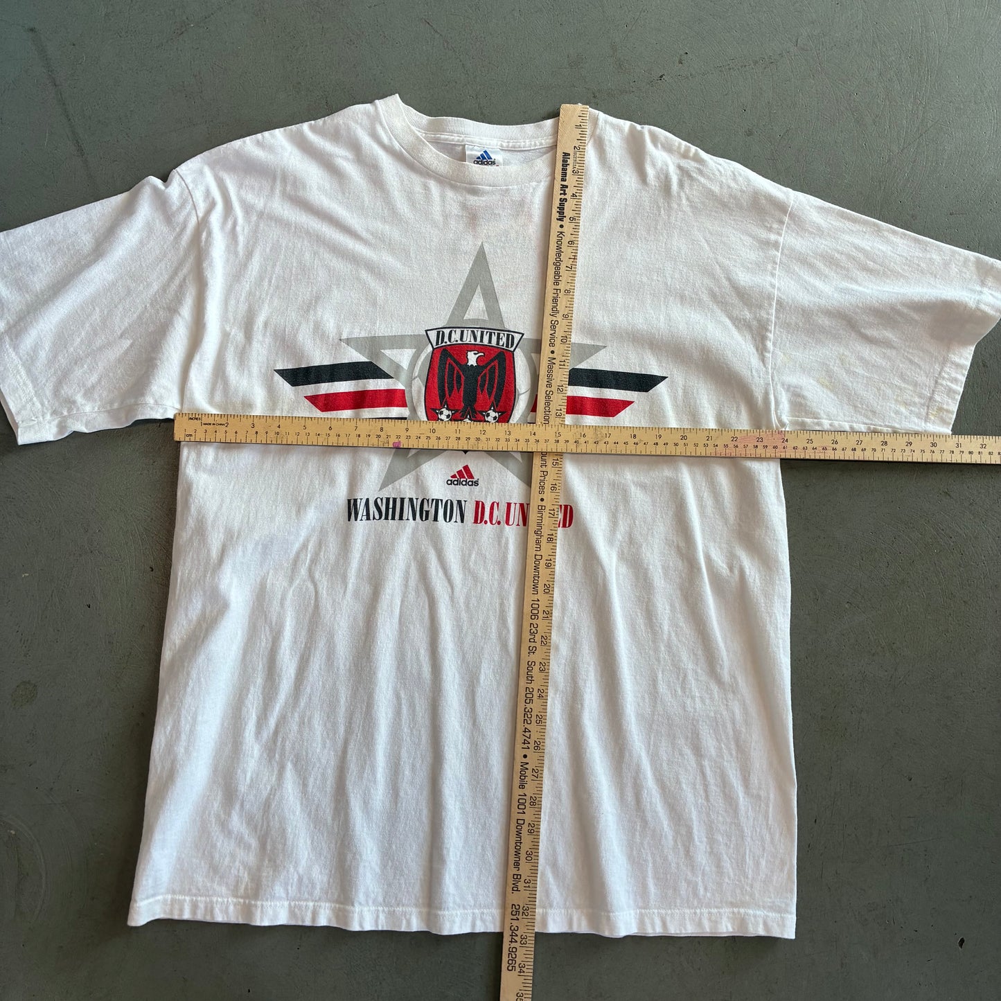 Vintage Adidas DC United Big Logo Soccer T-shirt - XL