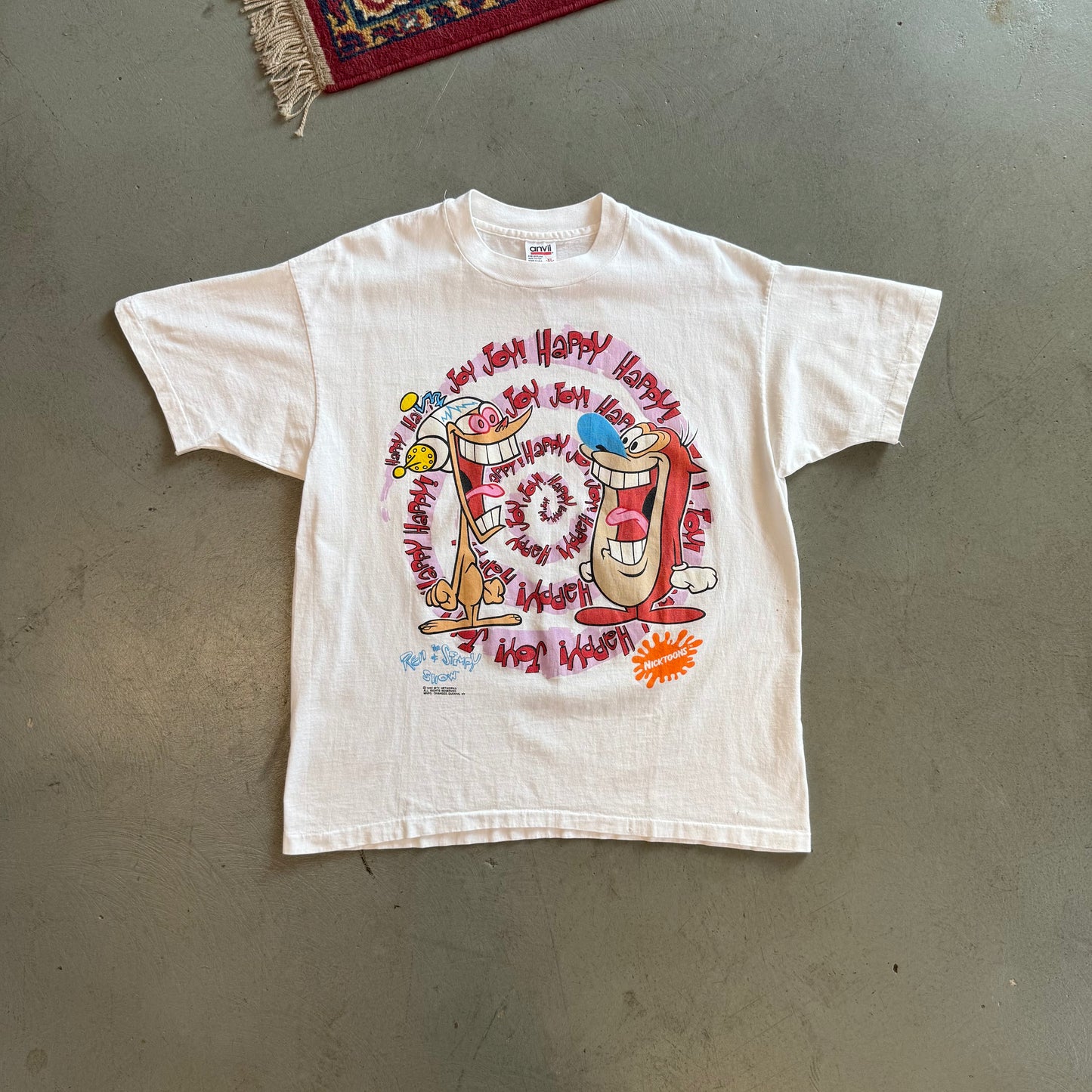 Vintage 90's Ren and Stimpy T-shirt - XL
