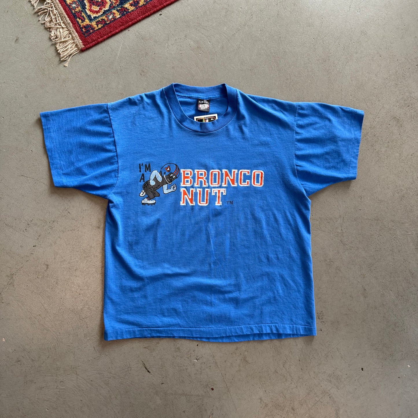 Vintage Denver Broncos "Bronco Nut" Tee - XL