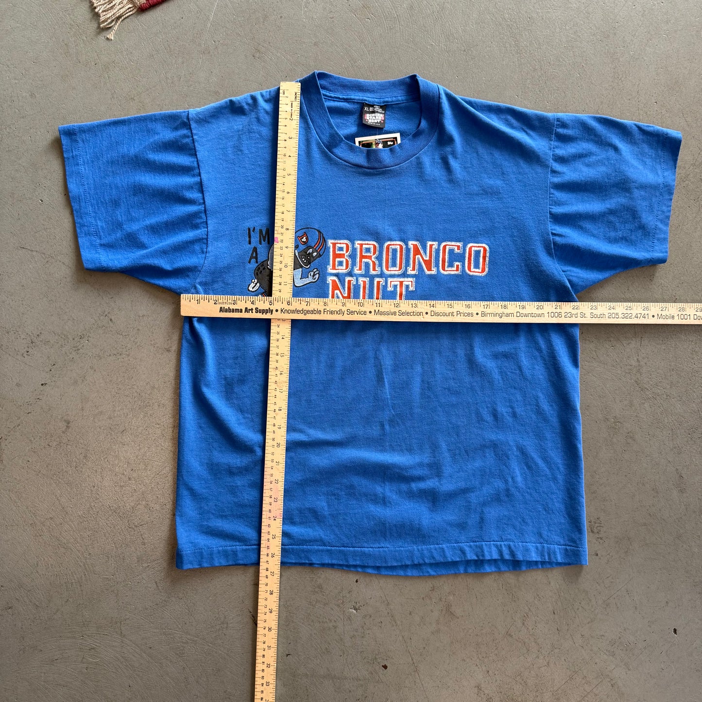 Vintage Denver Broncos "Bronco Nut" Tee - XL