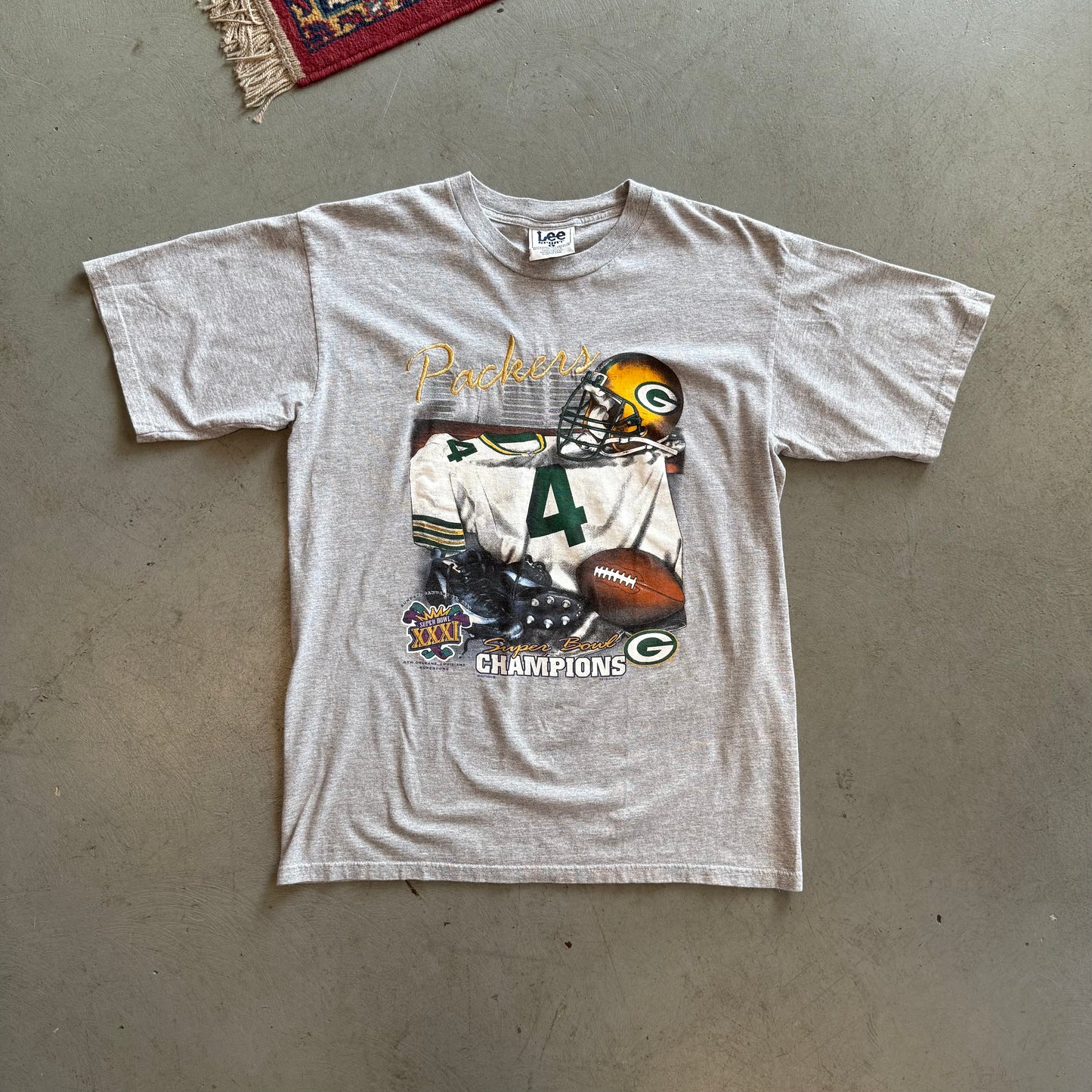Vintage Packers Super Bowl XXXI Champs Tee - Large