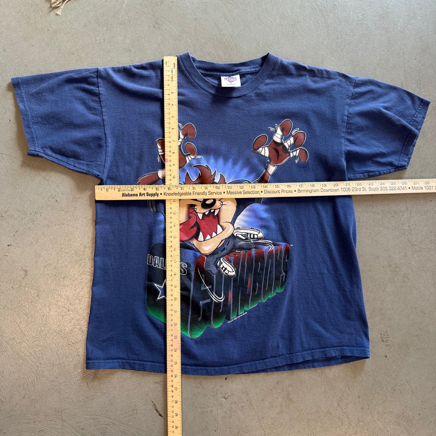 Vintage Dallas Cowboys Tax Tee - Large