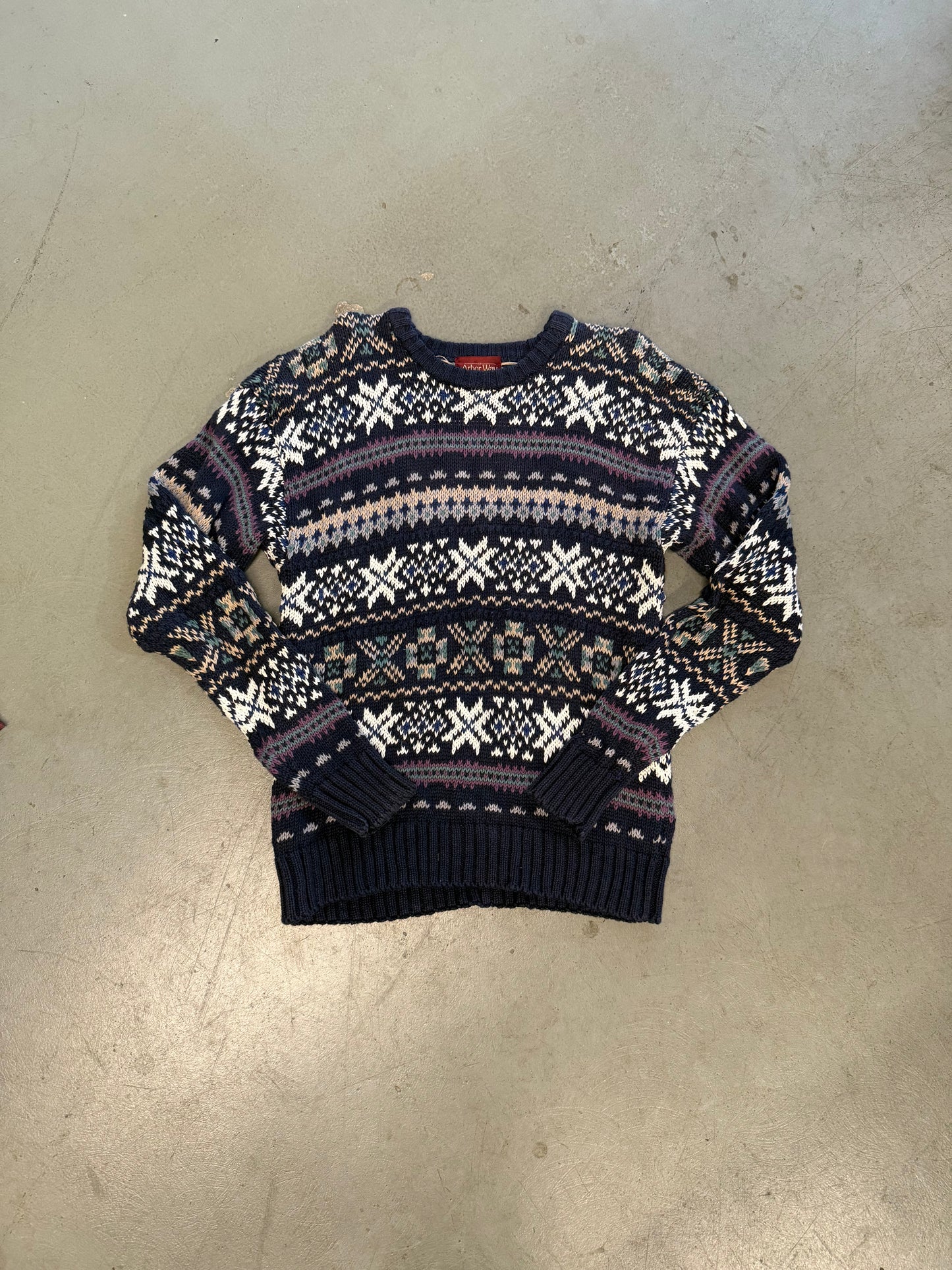 Vintage Arbor West Knit Sweater - Large