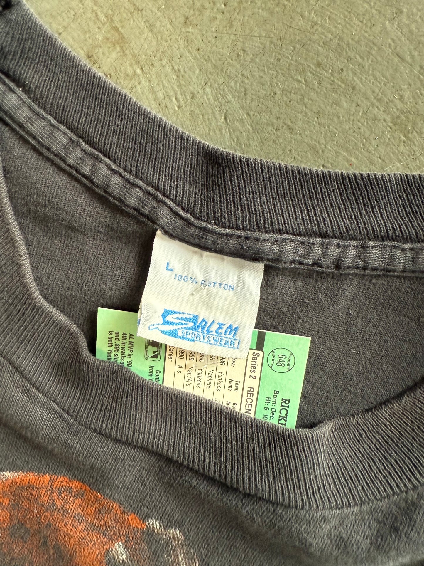 Vintage Distressed Salem Sportswear Micheal Jordan Tee - Large