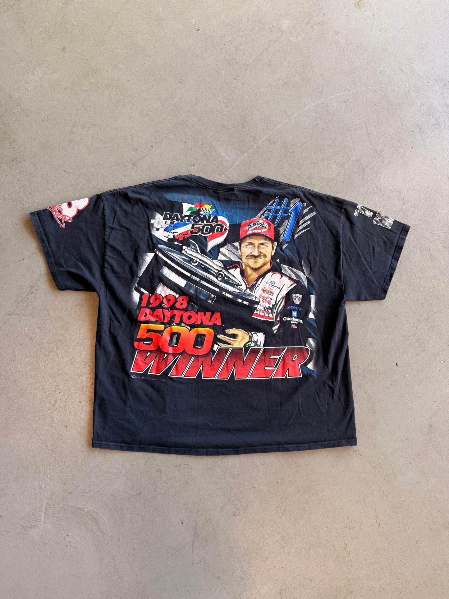 Dale Earnhardt '98 Daytona 500 Tee - 3X (fits 2X)