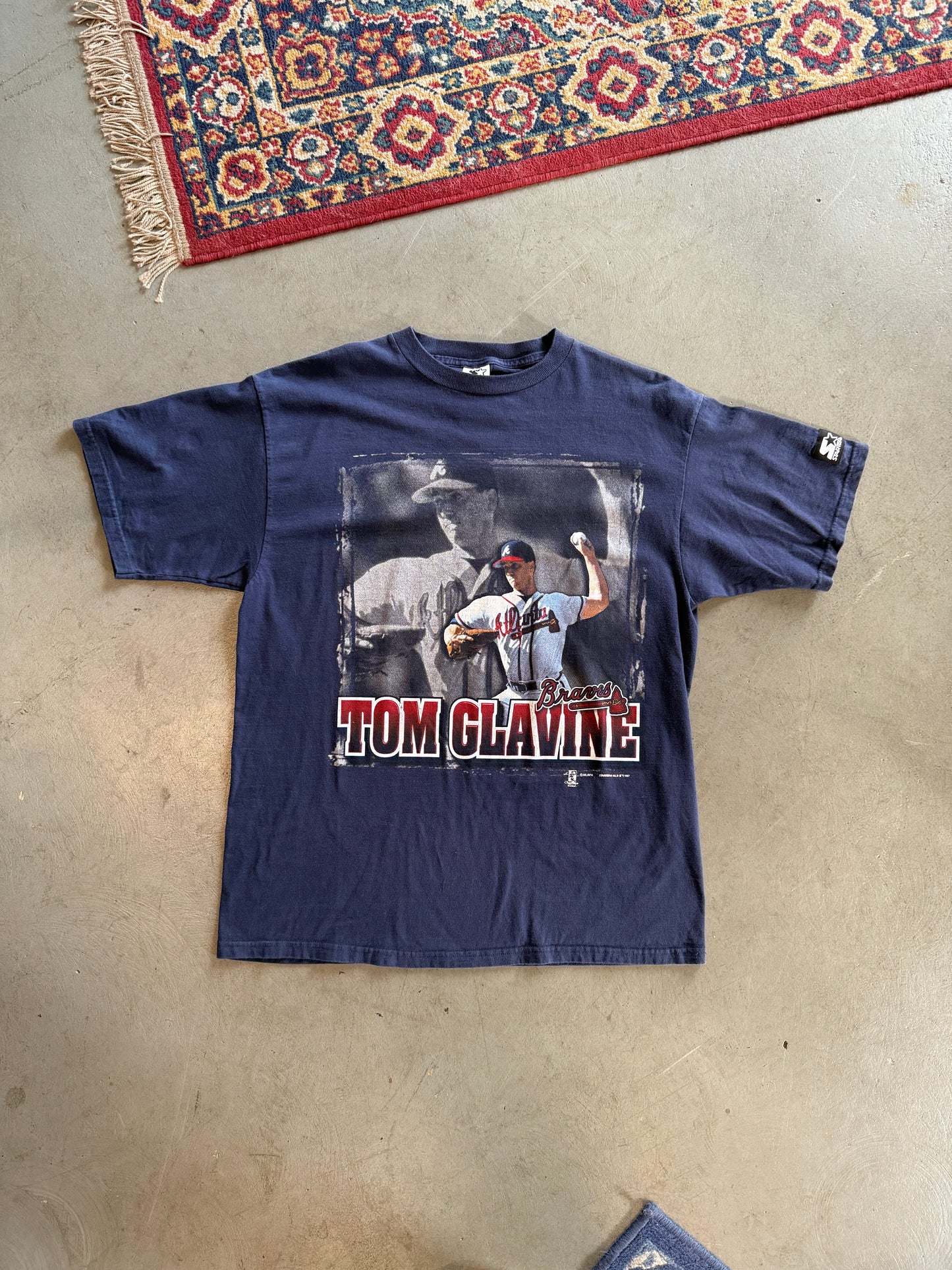 Vintage Starter Tom Glavine Player Tee - Large