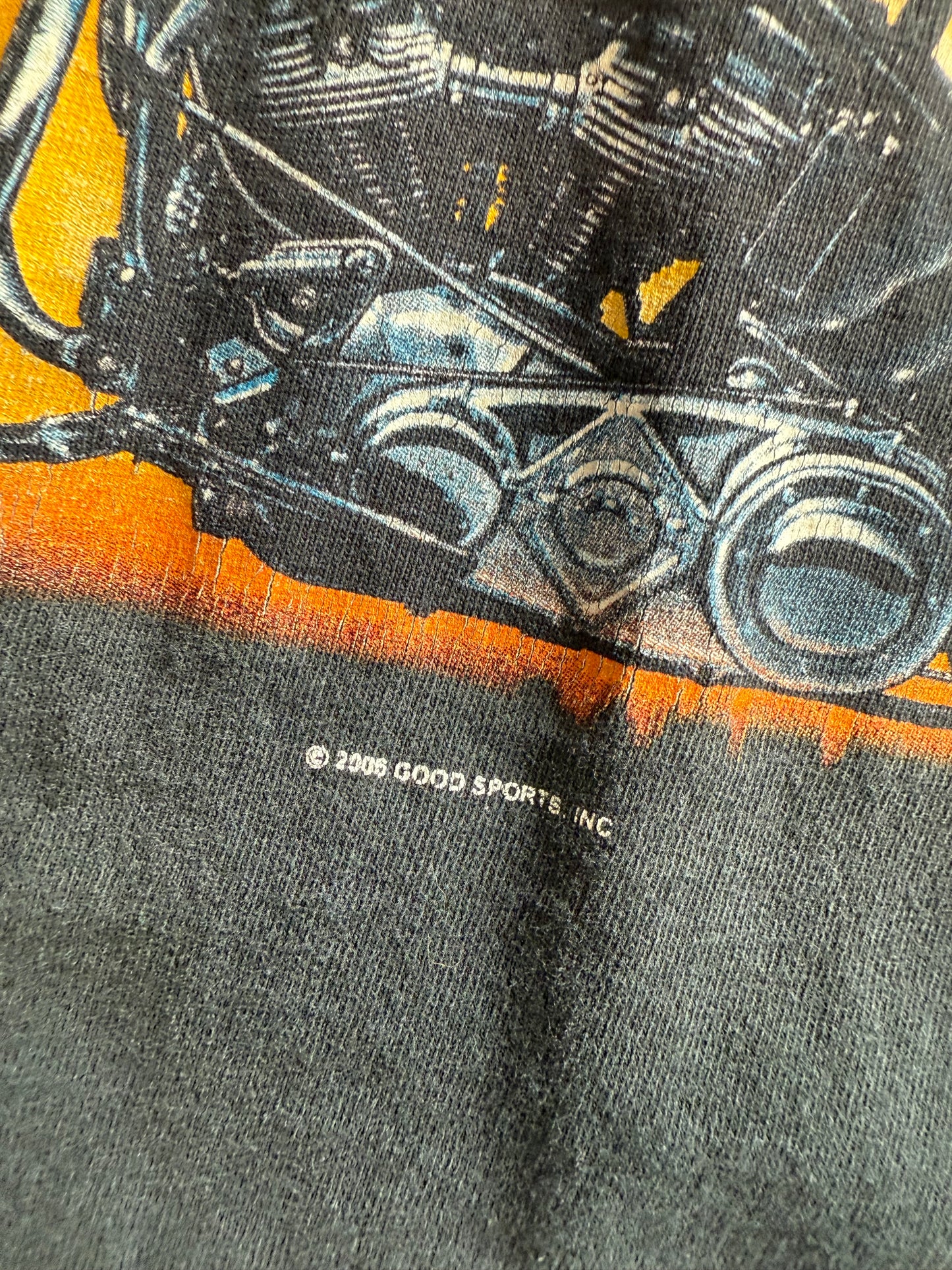 Y2K The Legend Never Dies Long Sleeve Motorcycle Tee - Large