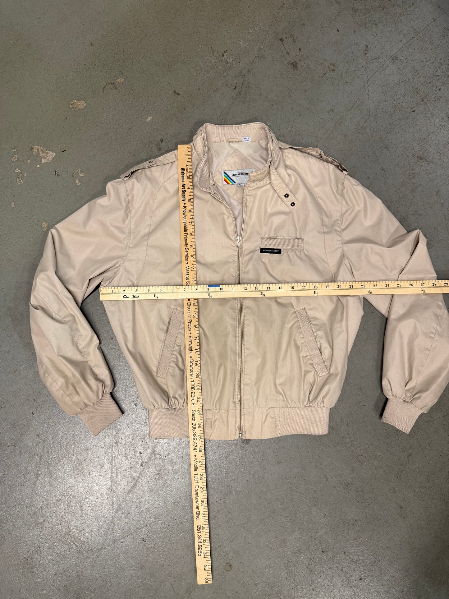 90's Member's Only Lightweight Bomber - 42