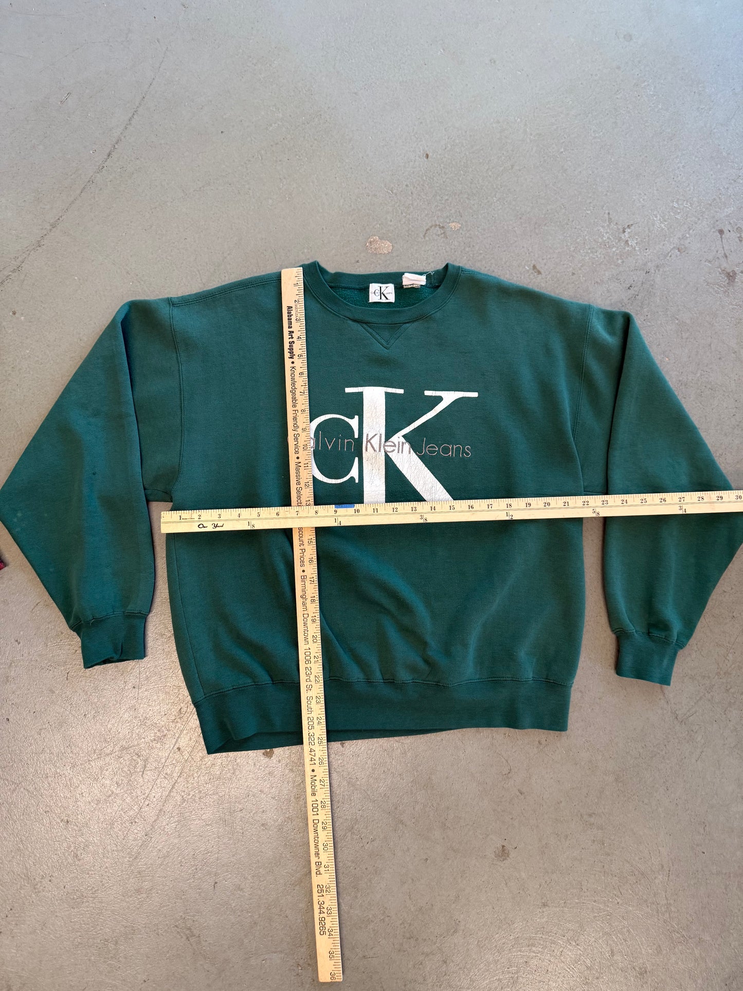 90's Calvin Klein Crewneck Sweatshirt- Medium