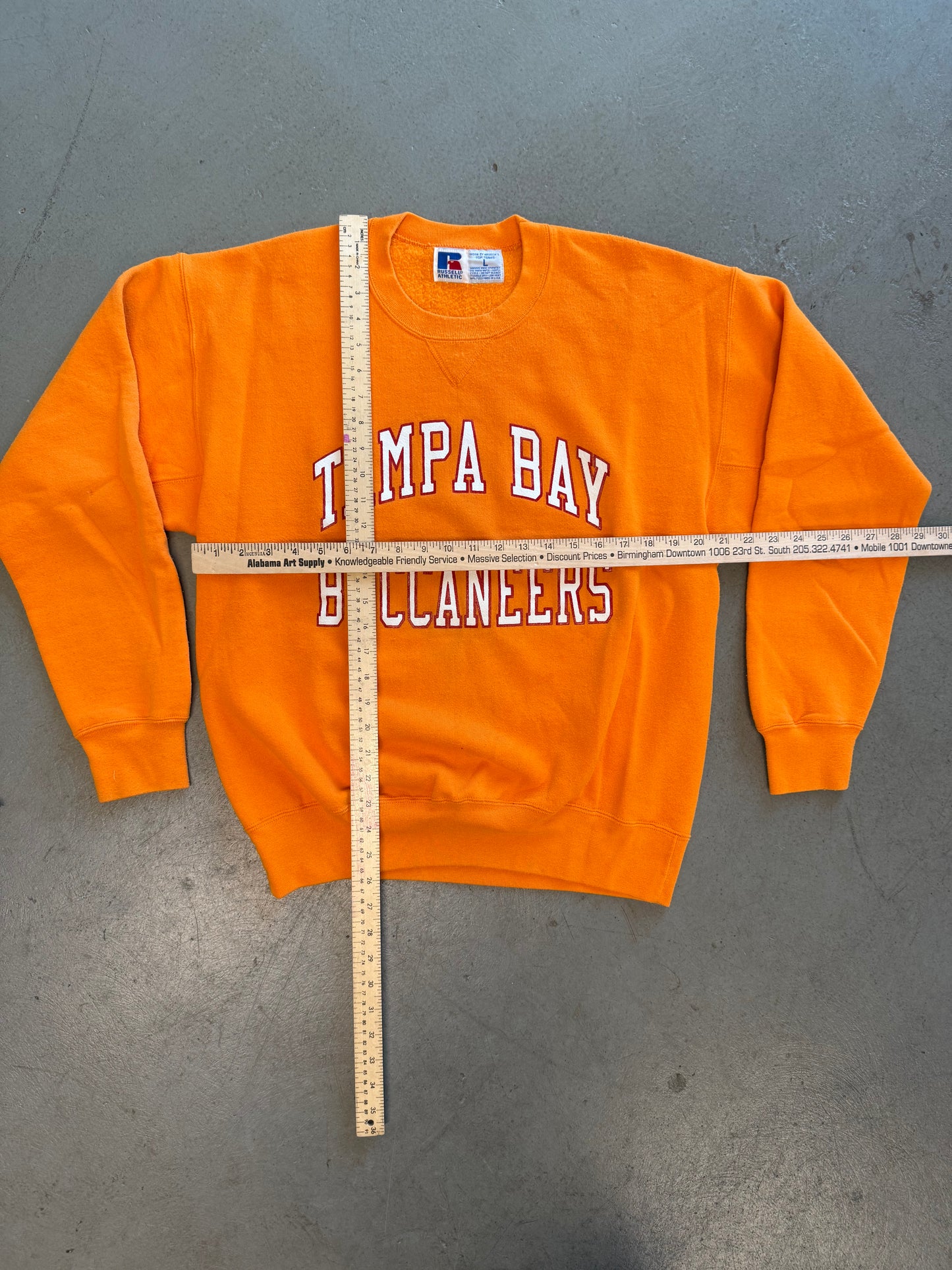 Vintage Russell Tampa Bay Bucs Crewneck Sweatshirt- Large