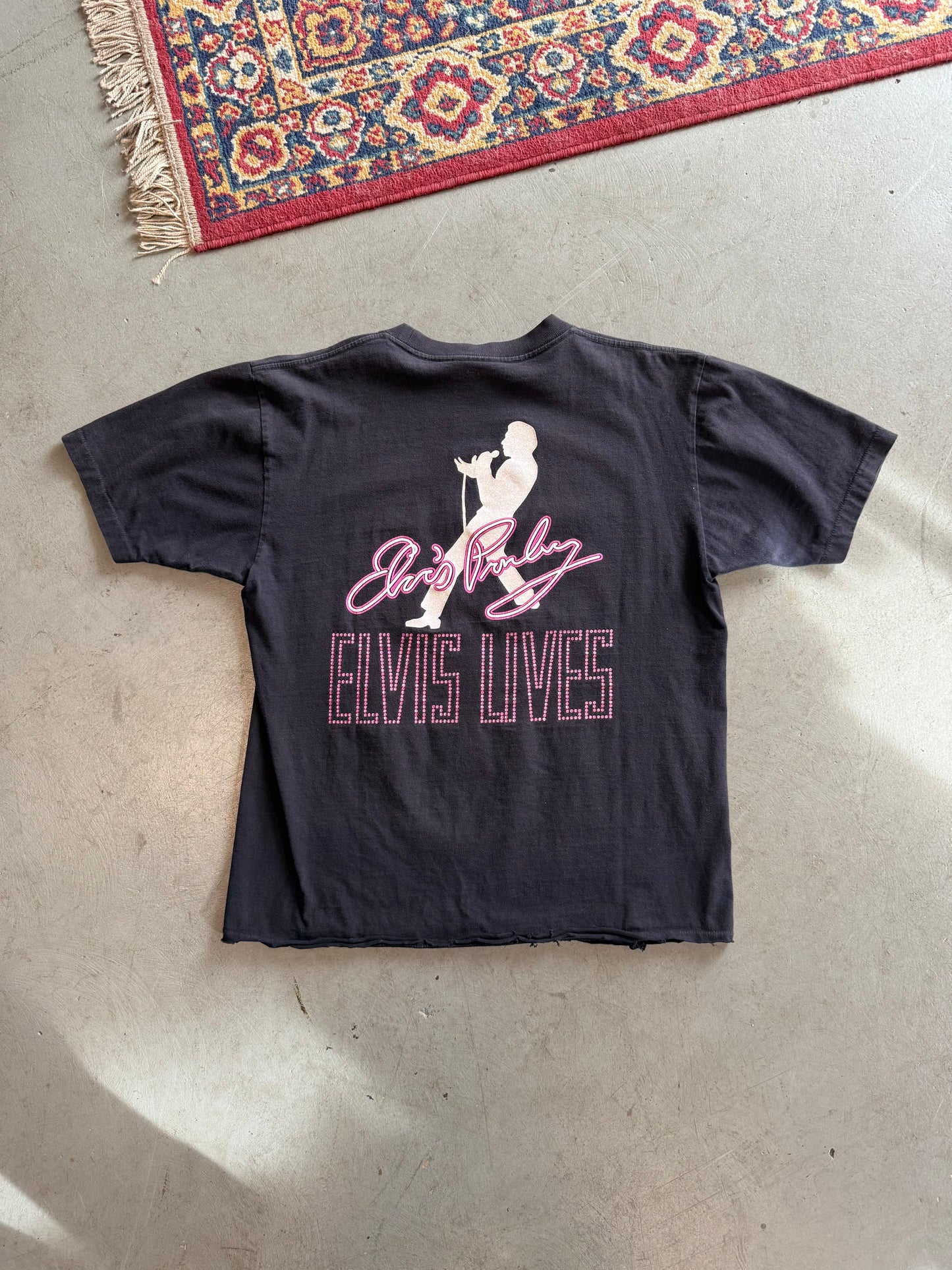 Vintage Elvis Presley "LIVE" Tee - Large