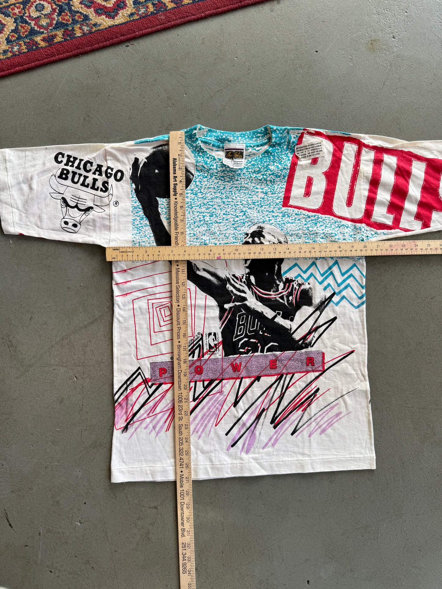NOS Micheal Jordan Magic Johnson Tee's AOP - XL