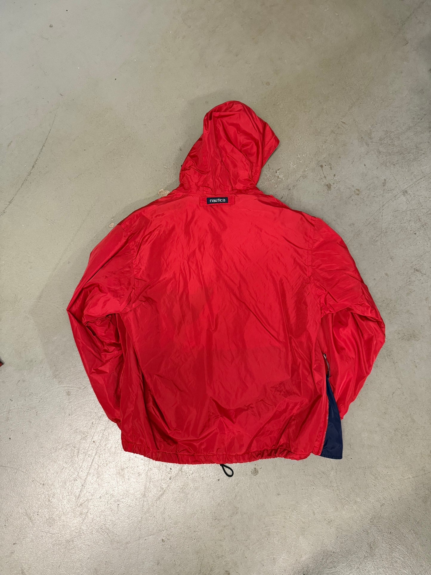 Y2K Nautica North Island Fleece Lined Hoodie - Medium