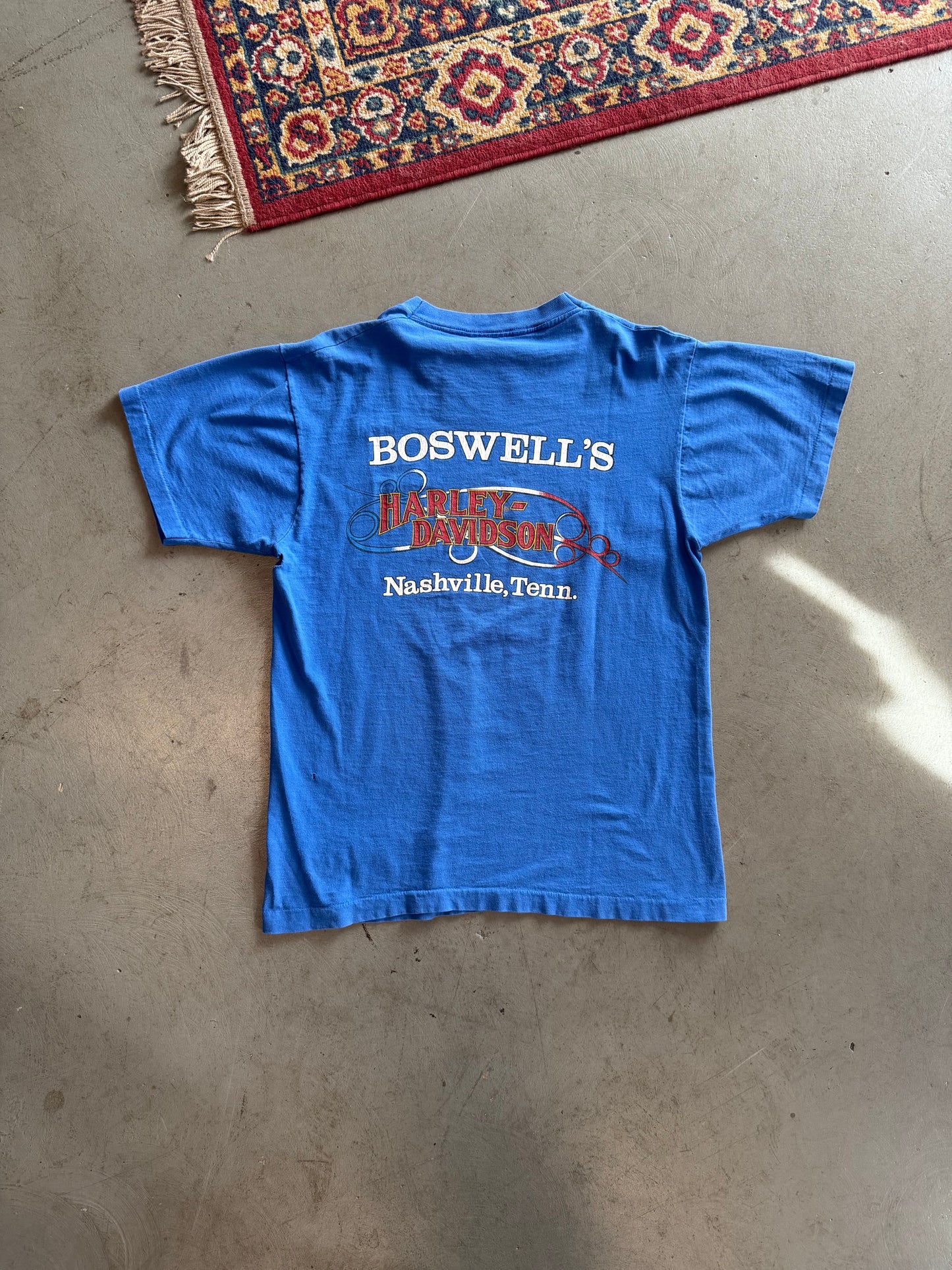 Vintage Distressed Harley Davidson Shirt - Measurements in pics