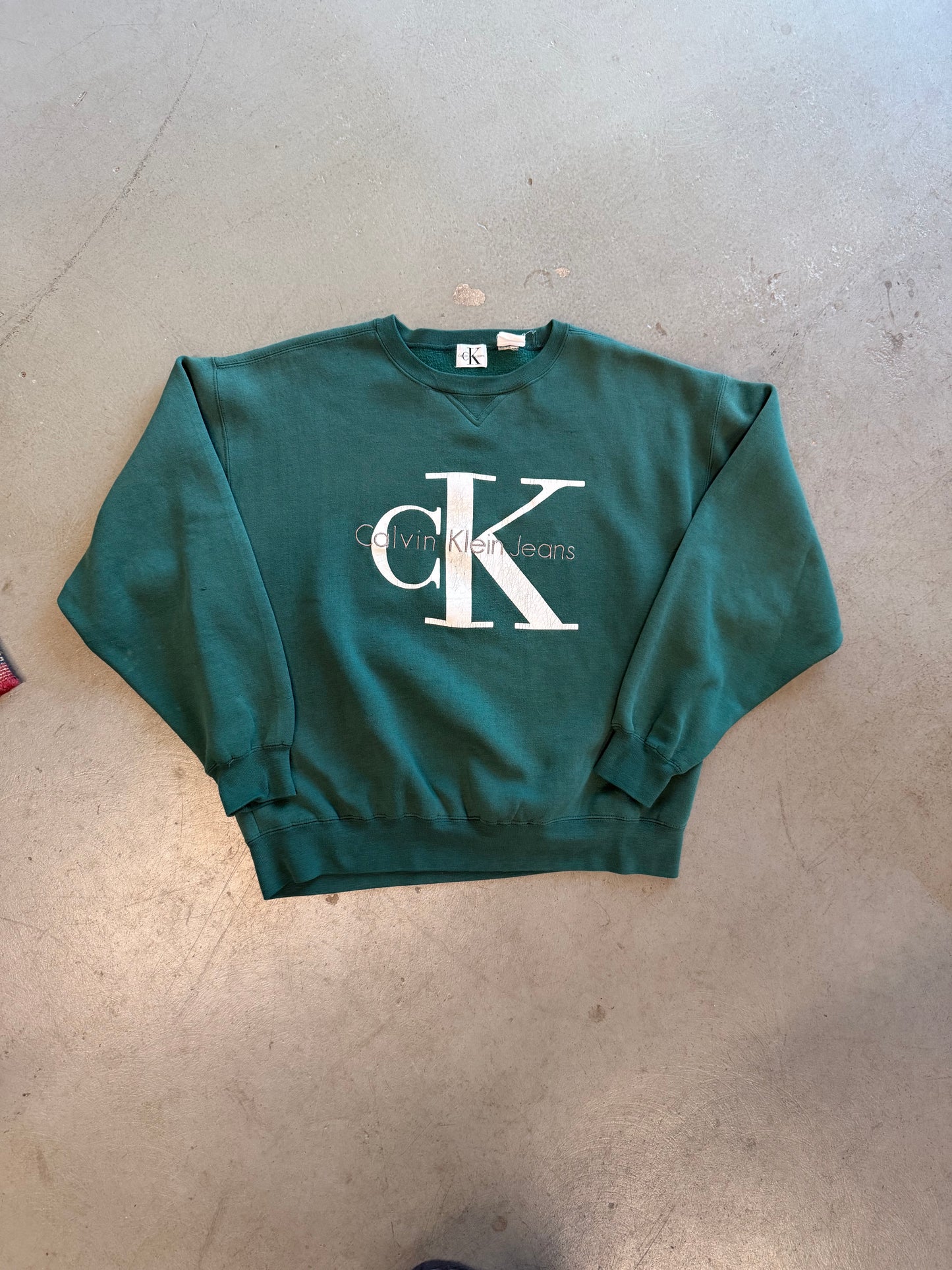 90's Calvin Klein Crewneck Sweatshirt- Medium
