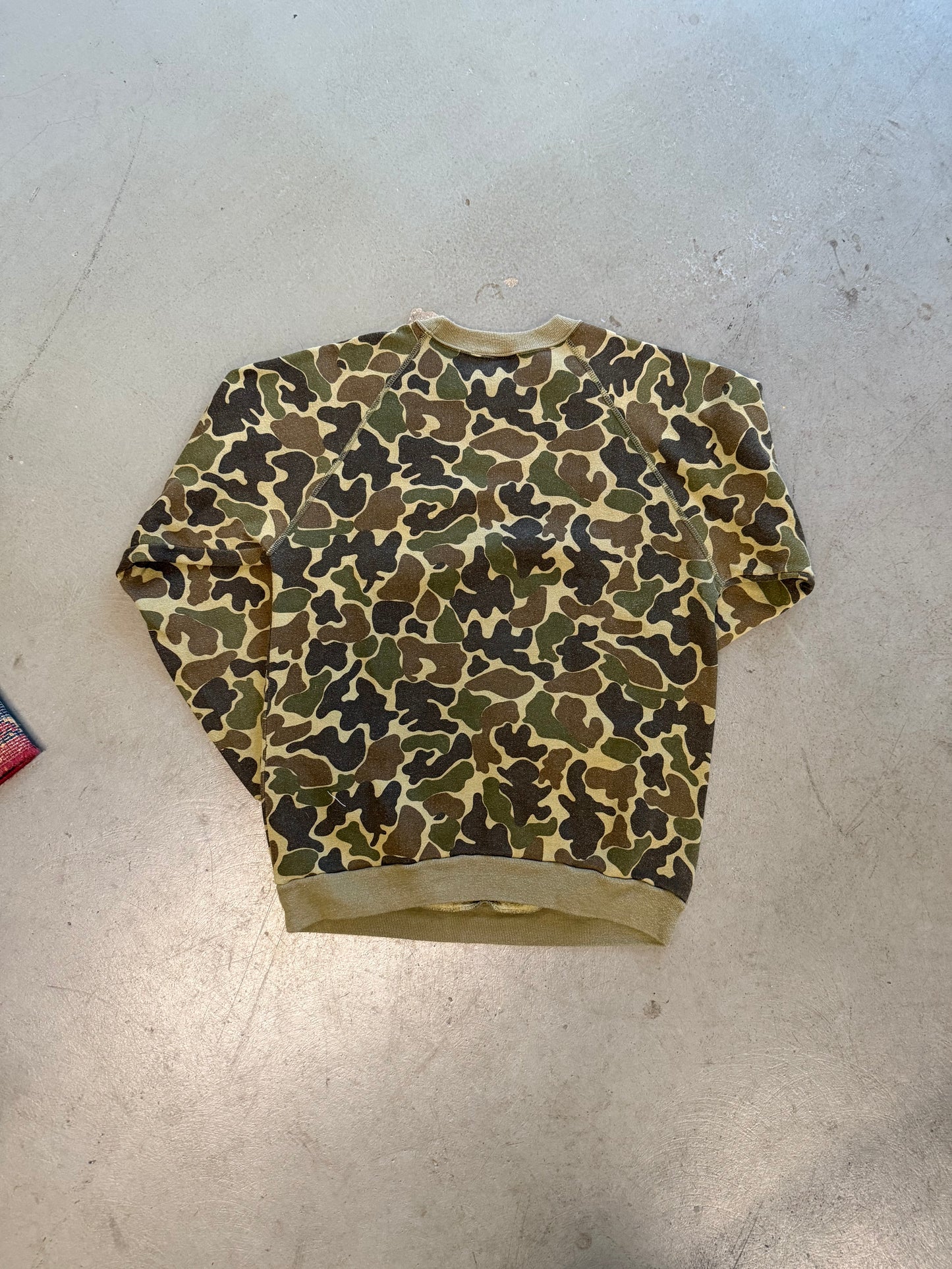 Vintage Camo Russell Sweatshirt - Large