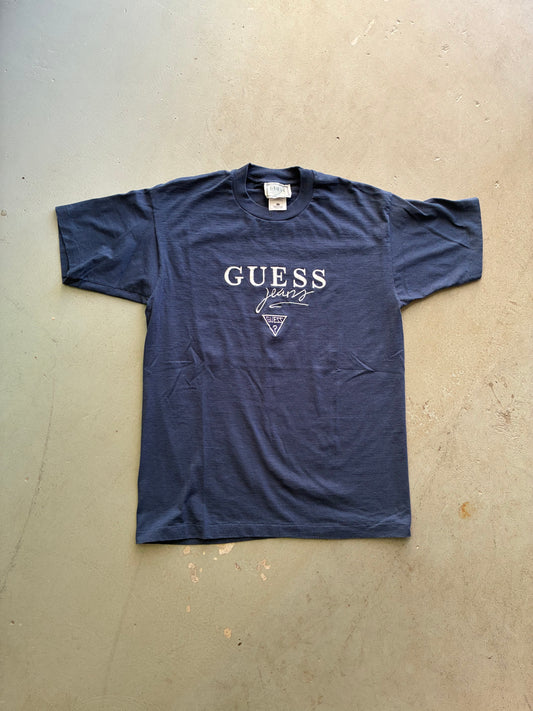 90's Guess Jean Embroidered Tee - Large