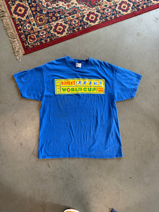 Vintage '99 Women's World Cup T-shirt - XL