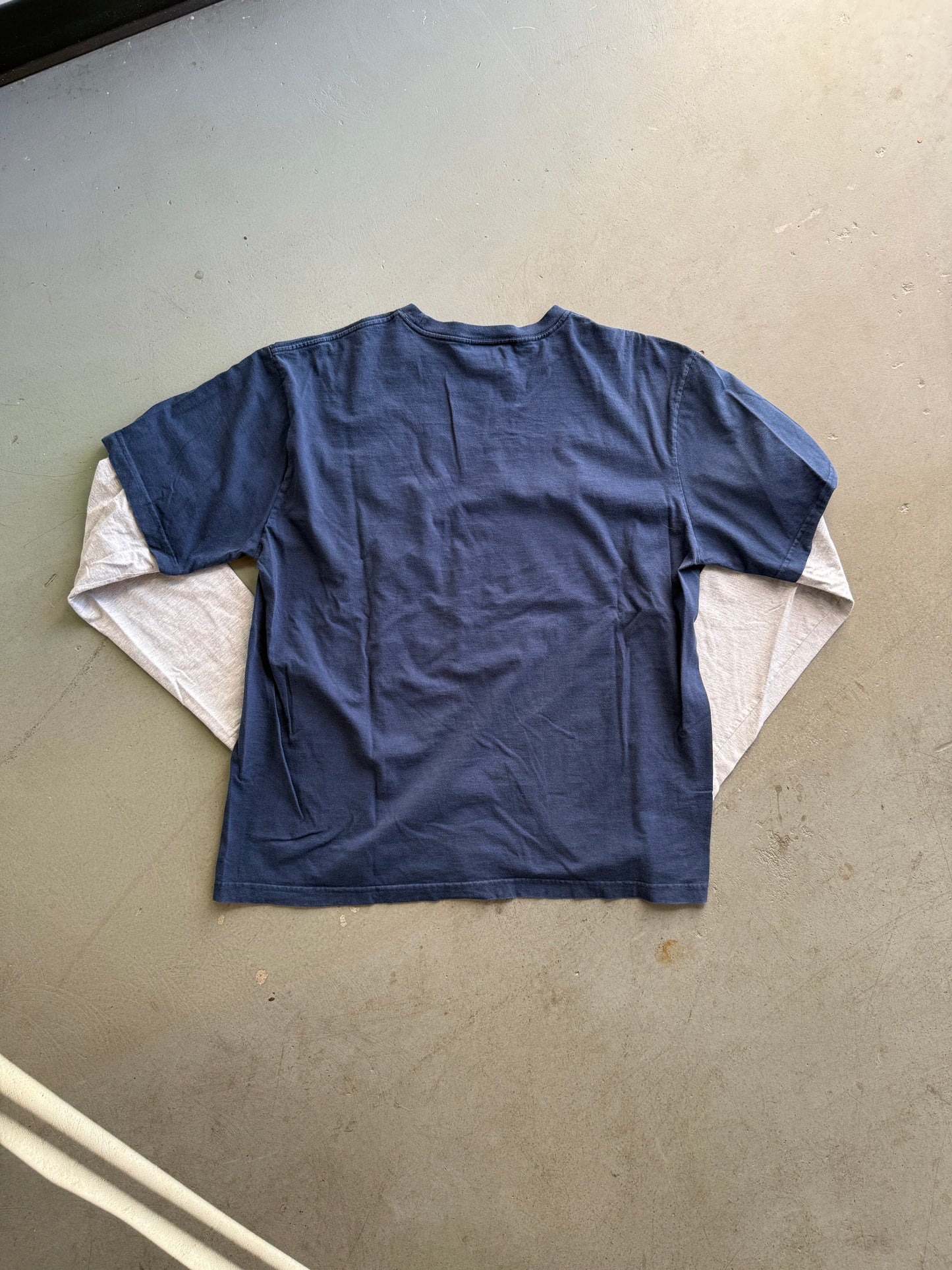 Y2K Tommy Layered Sleeve Tee - XL