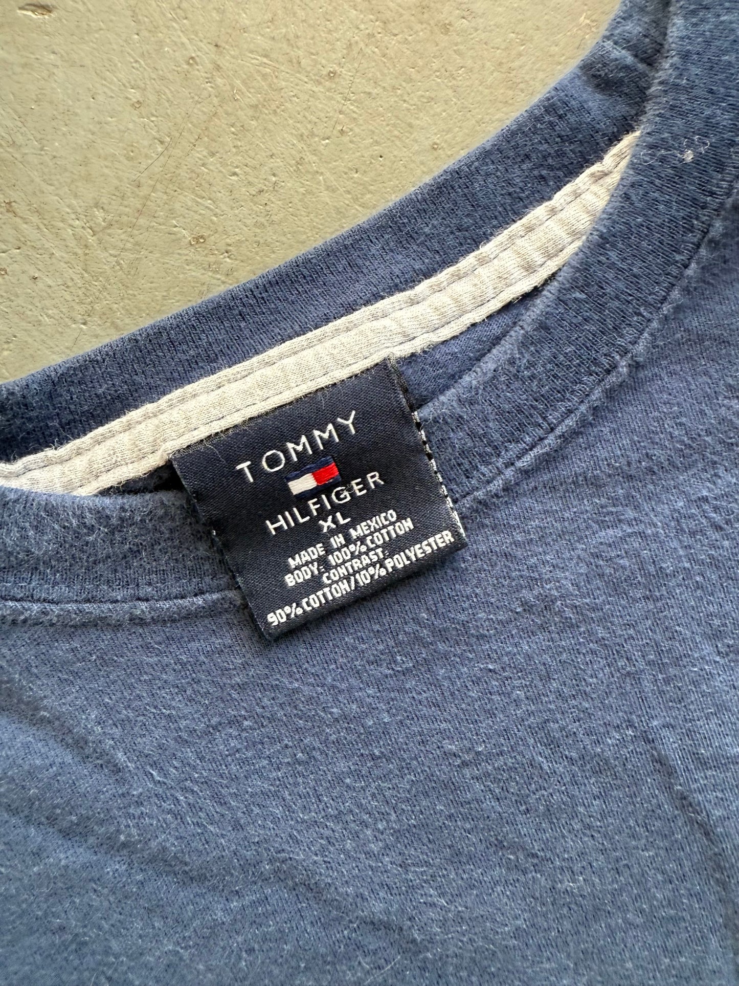 Y2K Tommy Layered Sleeve Tee - XL