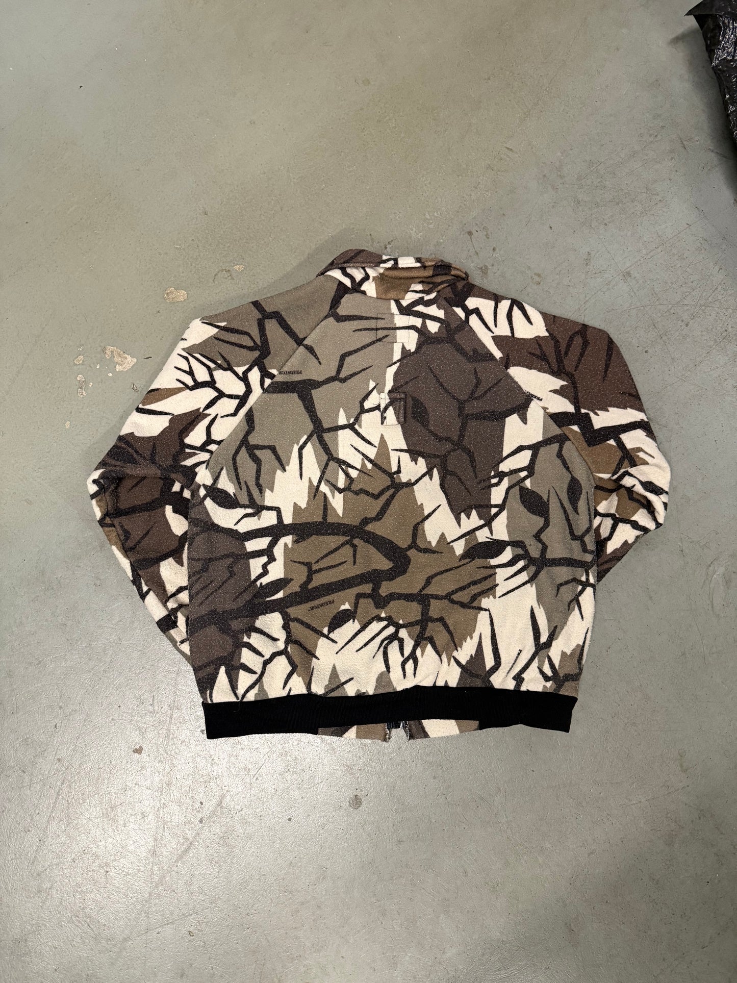 80's Dakota Outfitters Camo Full-zip Fleece Jacket - XL