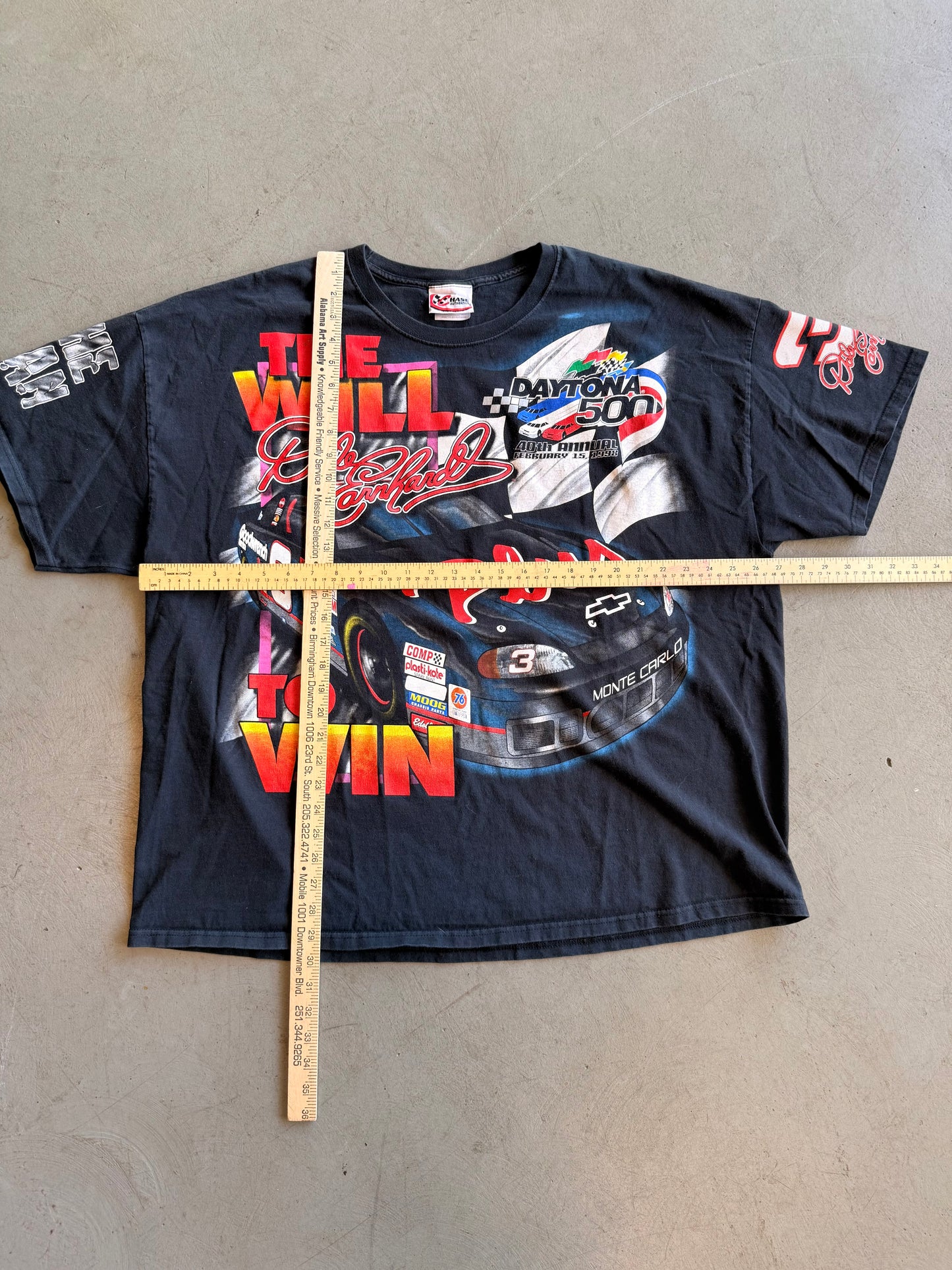 Dale Earnhardt '98 Daytona 500 Tee - 3X (fits 2X)