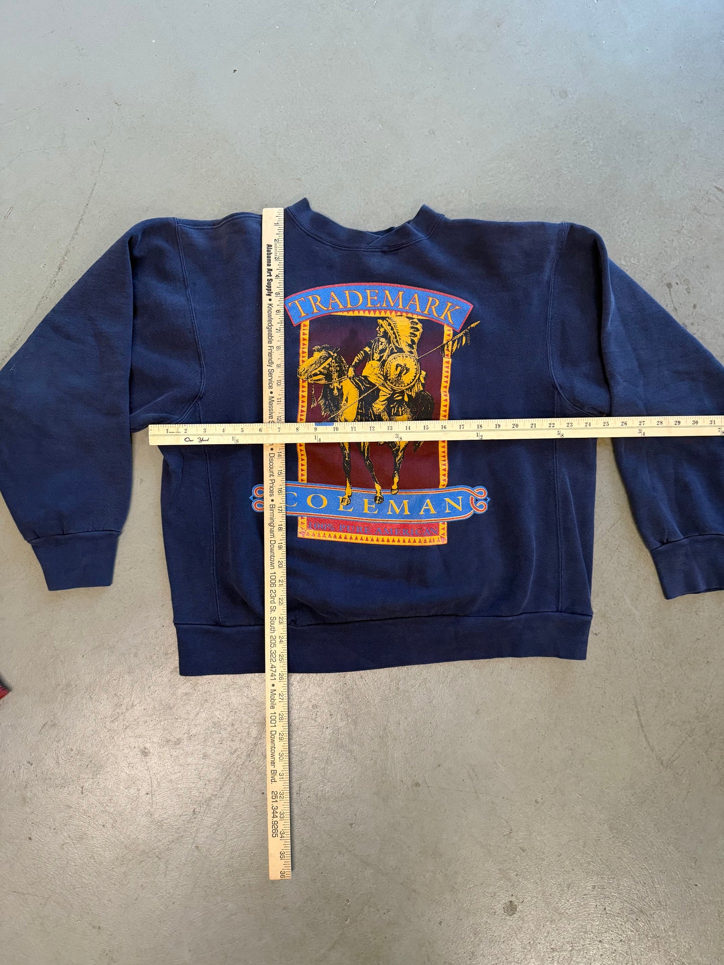 90's Coleman Splitneck Sweatshirt - XL