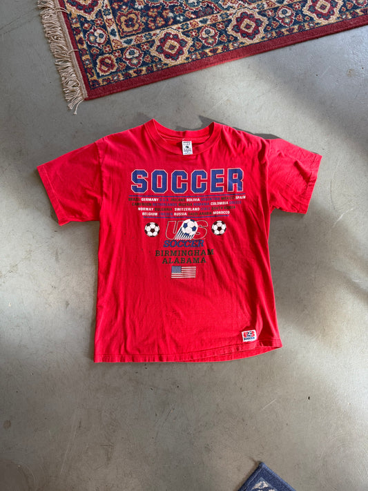 Vintage Birmingham World Cup Soccer T Shirt - Large