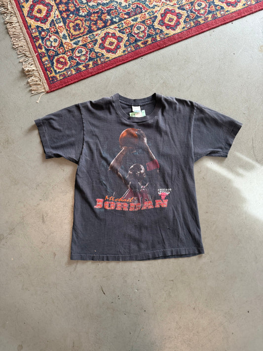 Vintage Distressed Salem Sportswear Micheal Jordan Tee - Large