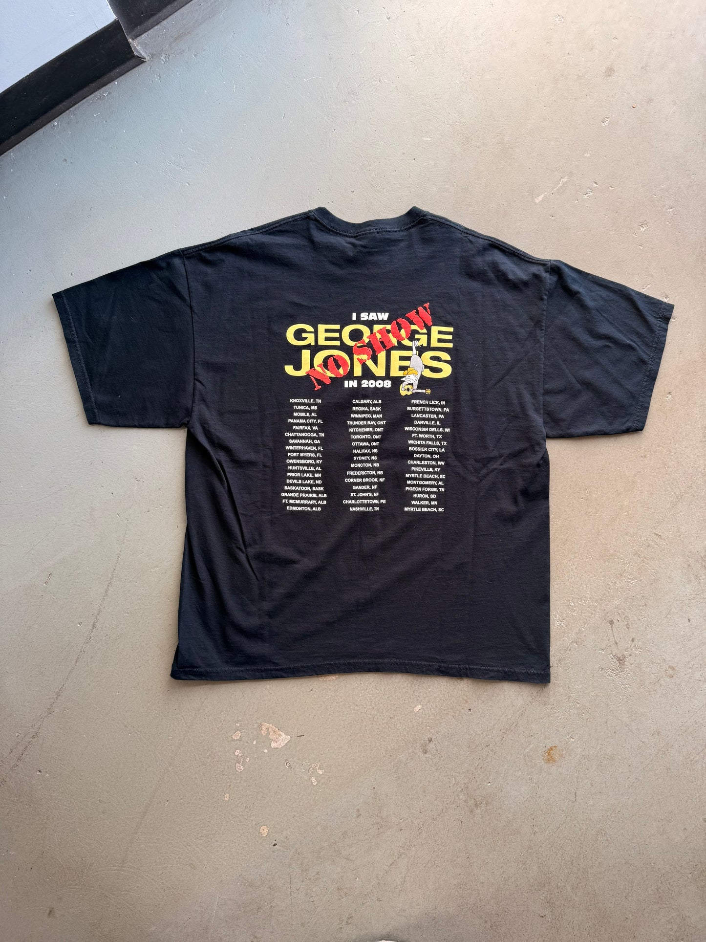 '08 George Jones Tour Tee - 2X