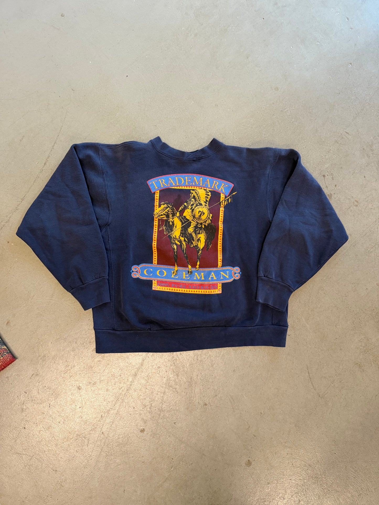 90's Coleman Splitneck Sweatshirt - XL