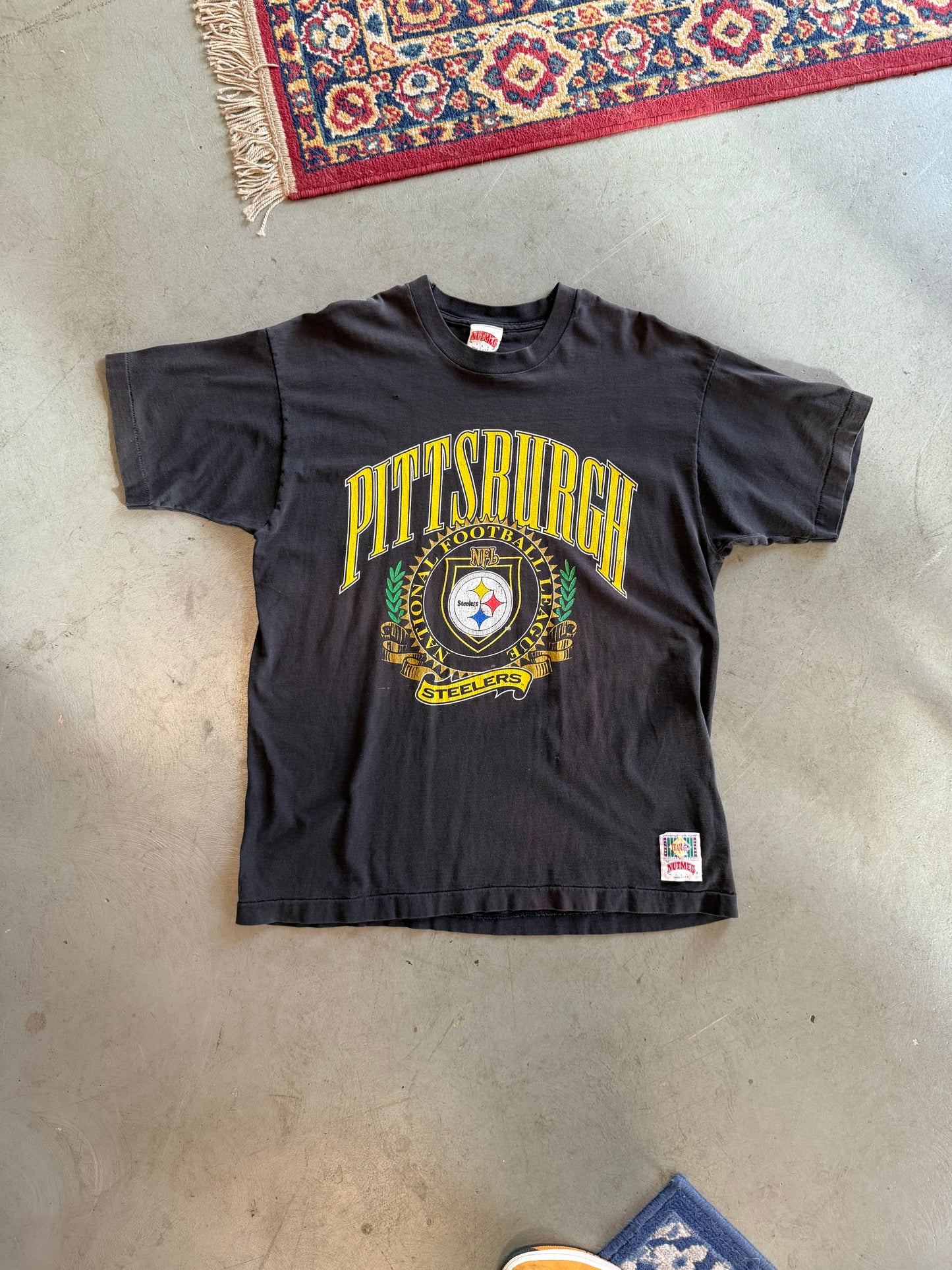 Vintage Pittsburgh Steelers Nutmeg T-shirt - Large