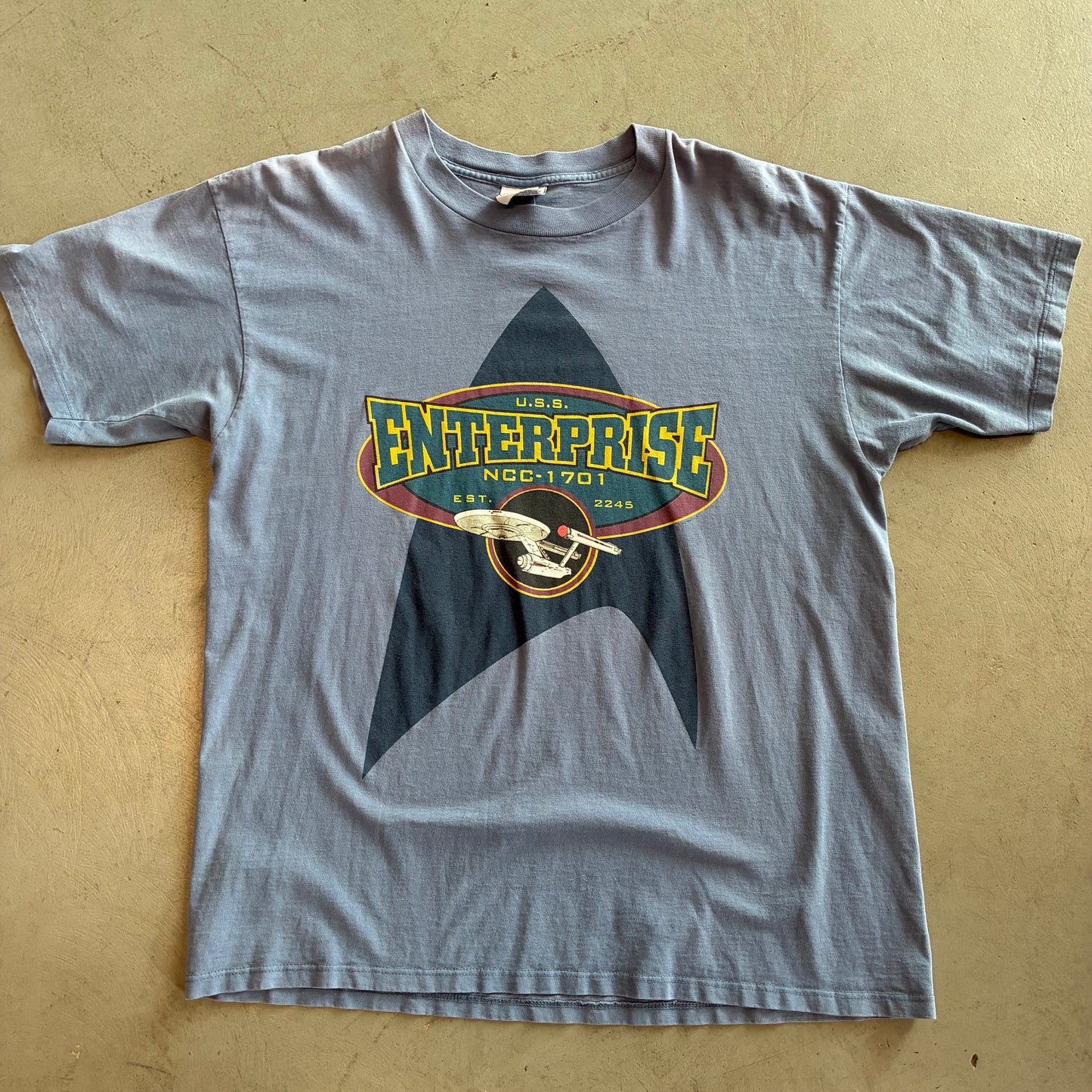 Vintage Star Trek USS Enterprise T-shirt - XL