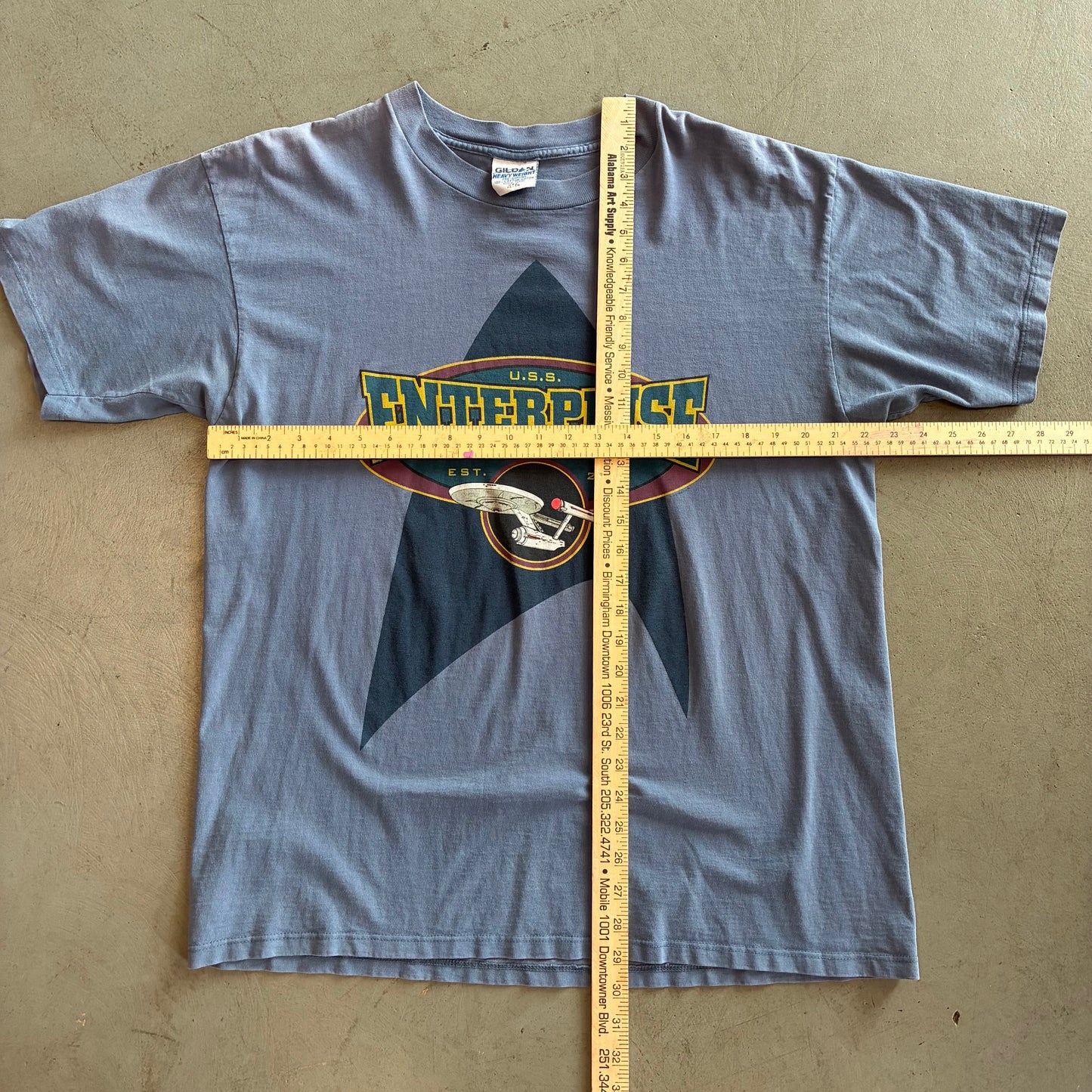 Vintage Star Trek USS Enterprise T-shirt - XL