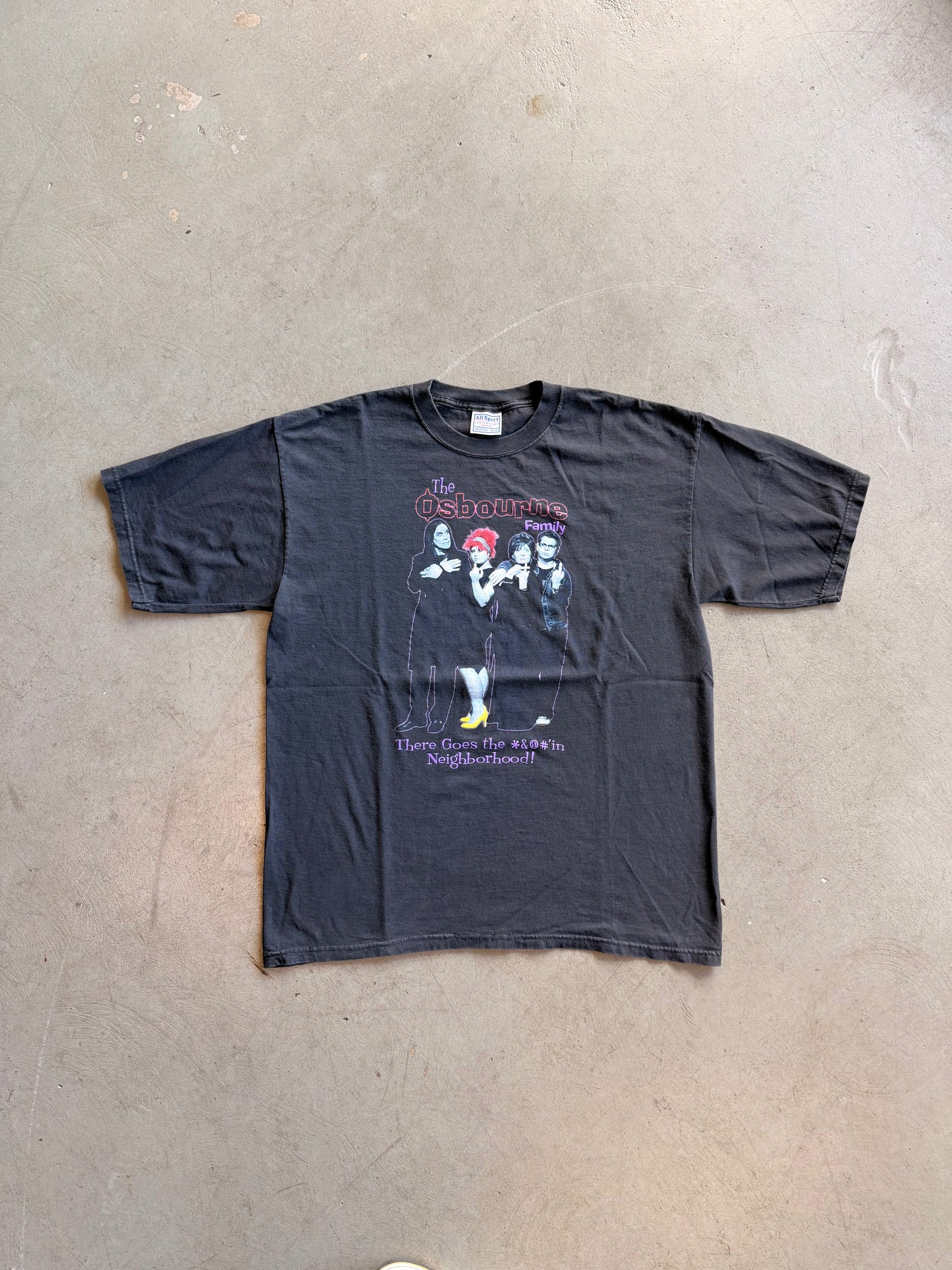 Y2K "The Osbournes" TV show promo tee - All-sport XL