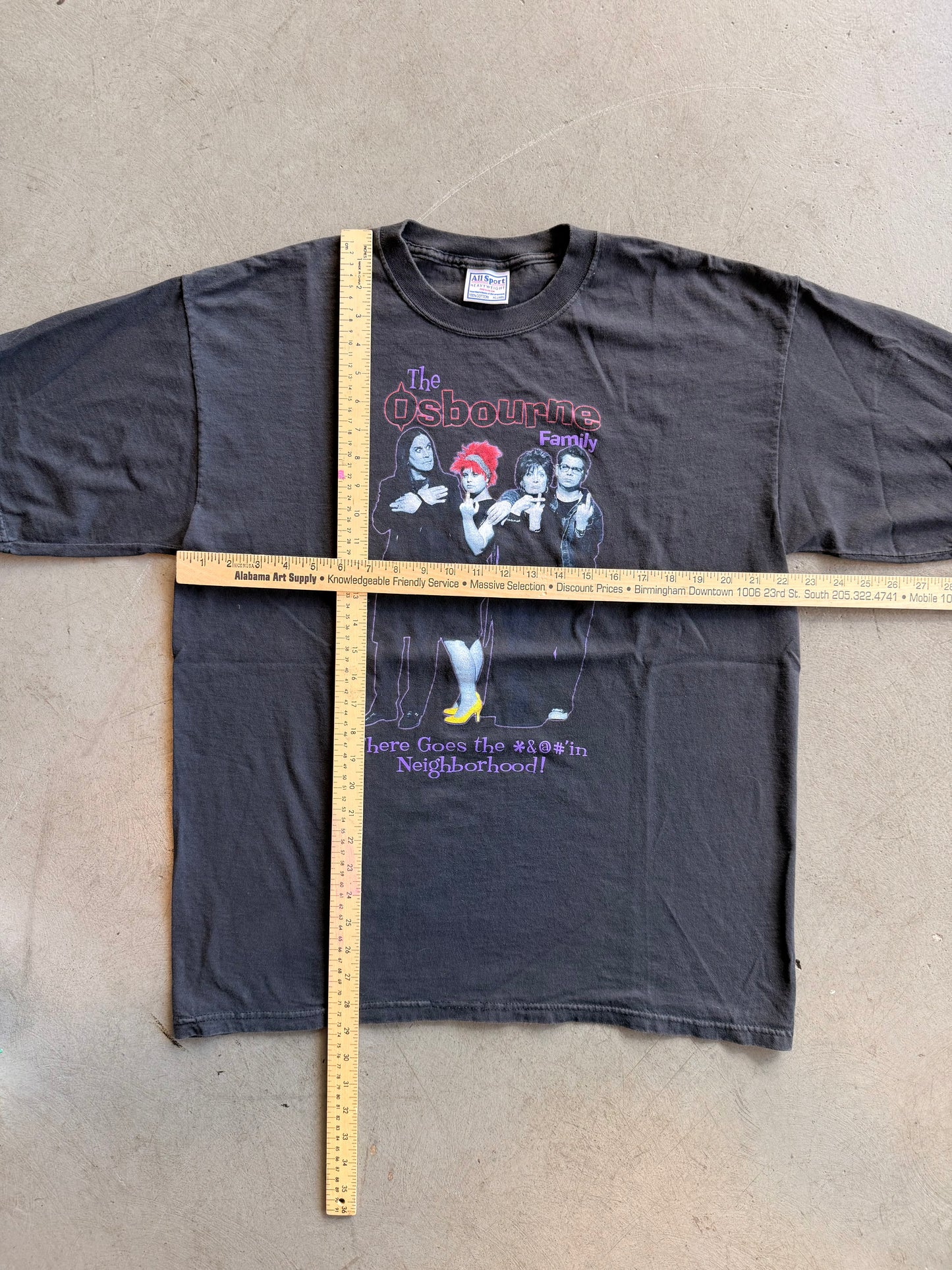 Y2K "The Osbournes" TV show promo tee - All-sport XL