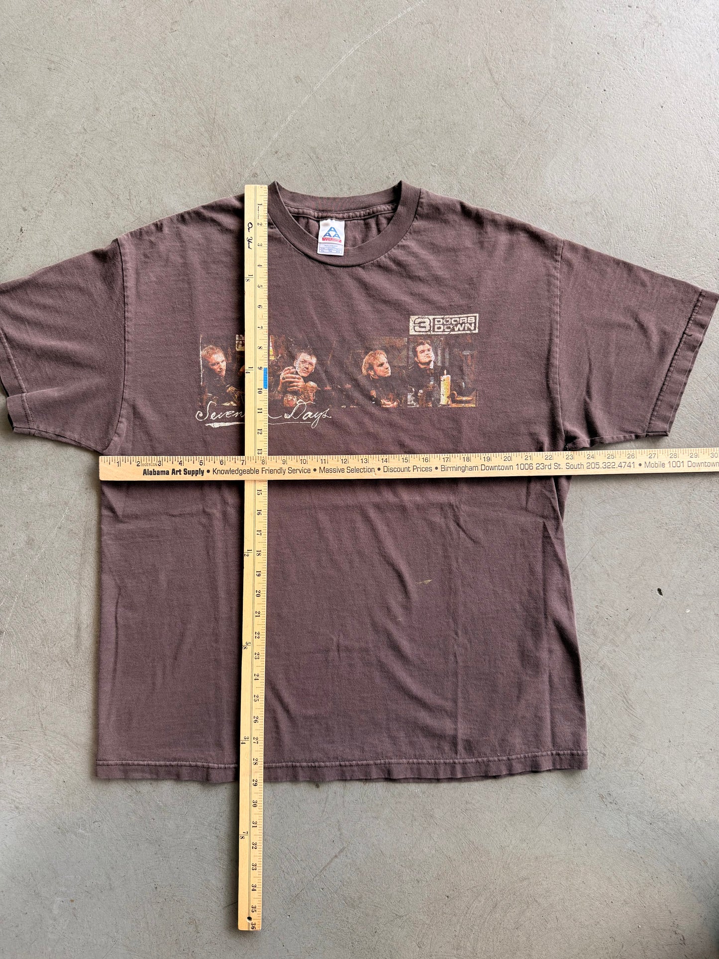 Y2k Three Doors Down Tour Tee - XL
