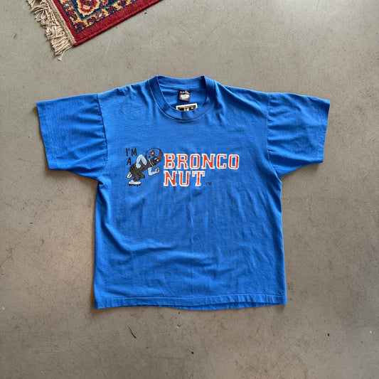 Vintage Denver Broncos "Bronco Nut" Tee - XL