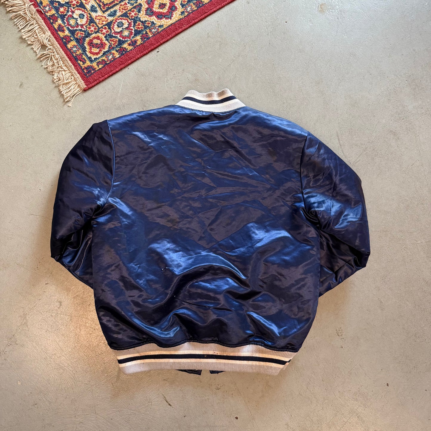 Y2K Dallas Cowboys Mitchell & Ness Satin Bomber Jacket - Large
